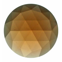 FOUR (4) Beautiful 15mm FACETED JEWELS 14 Color Choices Flat Back Beveled-Model Peach