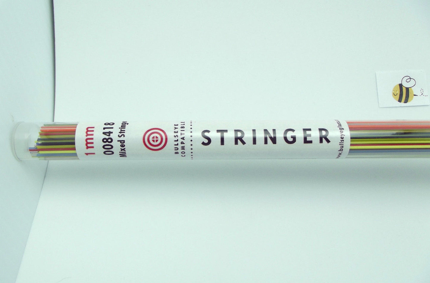 Full Tube 6.5 oz BULLSEYE Glass Stringer 2mm MIXED 8418 90 COE Fusing Lampwork-