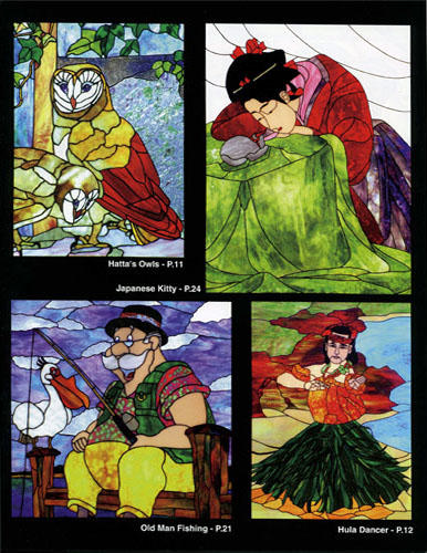 Aanraku Eclectic Stained Glass Pattern Book Volume 5 IV Great Mixed Patterns-