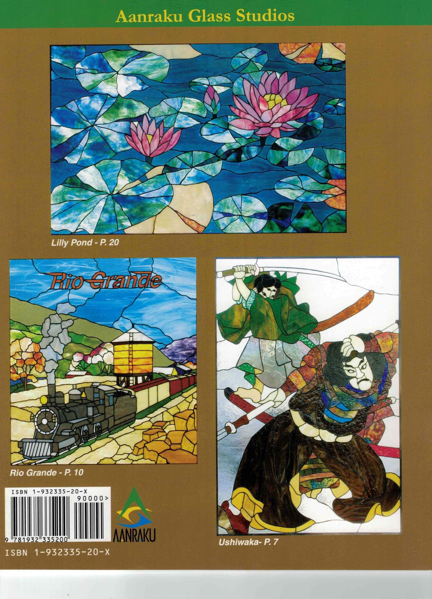 AANRAKU ECLECTIC Volume 14 Stained Glass Pattern Book Great Mixed Patterns-