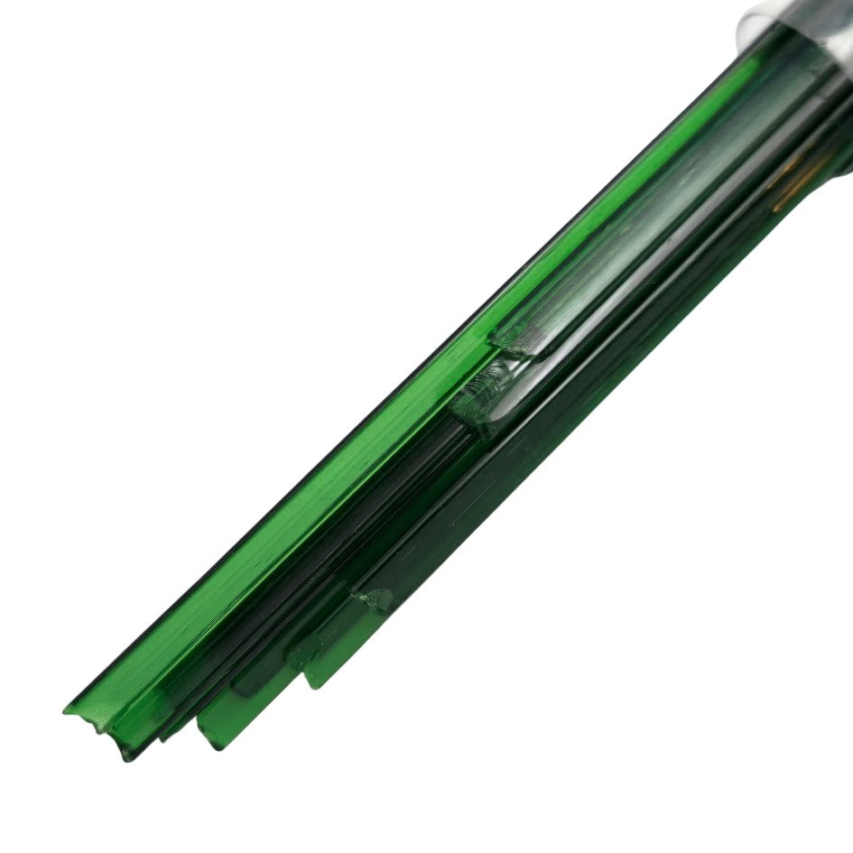 125 Dark Green Transparent Noodles System 96 COE Full 5 oz Tube Fusing Supplies-