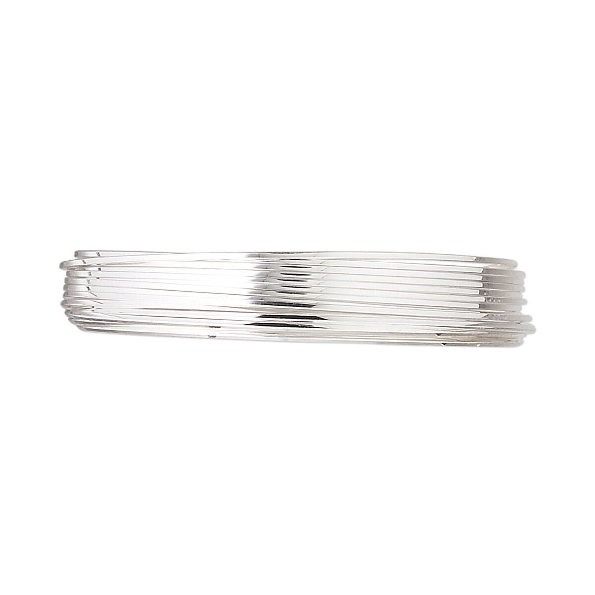 24ga Dead Soft Square Solid Sterling Silver Five Feet Wrapping Wire Made in the US-