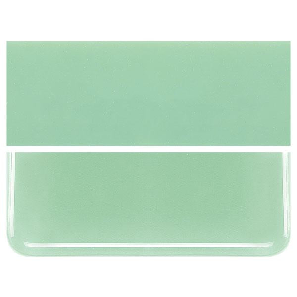 0112 Mint Green Opal 90 COE Bullseye Fusing Glass Sheet 5x5 inch 3mm 90COE-