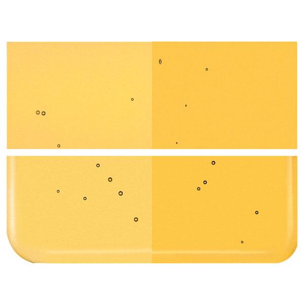 1137 Medium Amber Transparent 90 COE Bullseye Fusing Glass Sheet 5x5 inch 3mm 90COE-