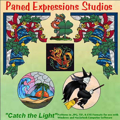CATCH THE LIGHT Pattern CD Book Paned Expressions HOLIDAYS-