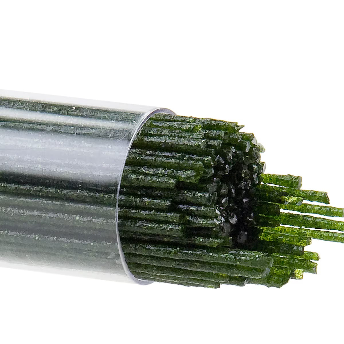 Light Aventurine Green Full Tube 6.5 oz BULLSEYE Glass Stringer 1mm 90 COE Fusing Lampwork-