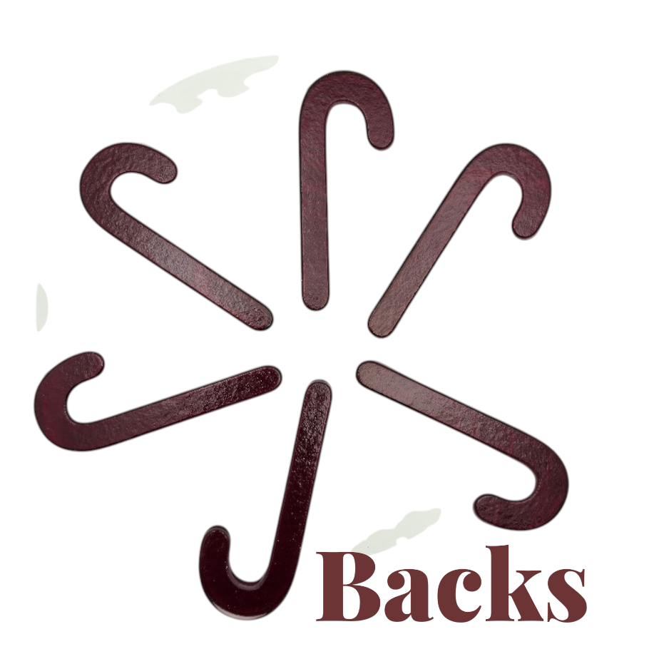 1 or 3 Fused Glass CANDY CANE Handmade Fused Glass Ornament 3.7 inches Tall-