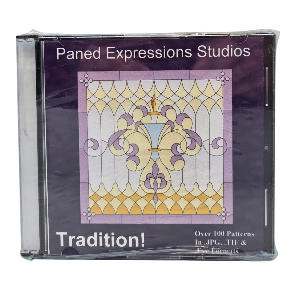 TRADITION! Paned Expressions 120 Pattern Book on CD Print at Home-
