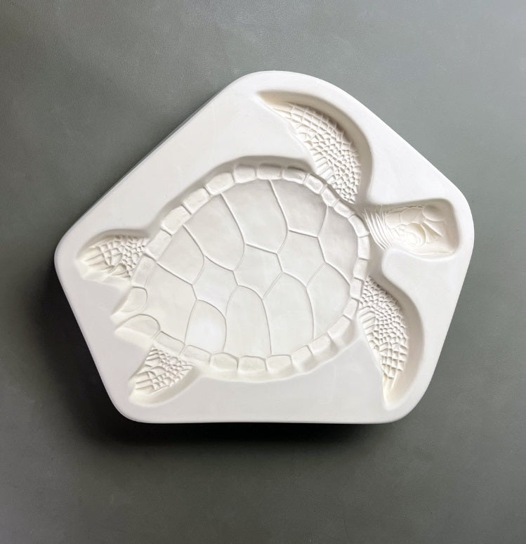 Large Sea Turtle Glass Casting Mold Fusing Supplies Little Fritter-