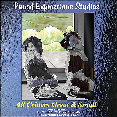 ALL CRITTERS GREAT & SMALL Paned Expressions Pattern Book On CD Animals-