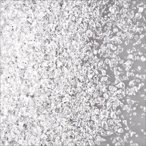 F3 00 96 Clear MEDIUM 96 COE Frit 8.5 oz Jar-