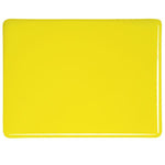 0120 Canary Yellow Striker Opalescent Bullseye 90 COE Glass Sheet 10x10" 90COE Fusible- 