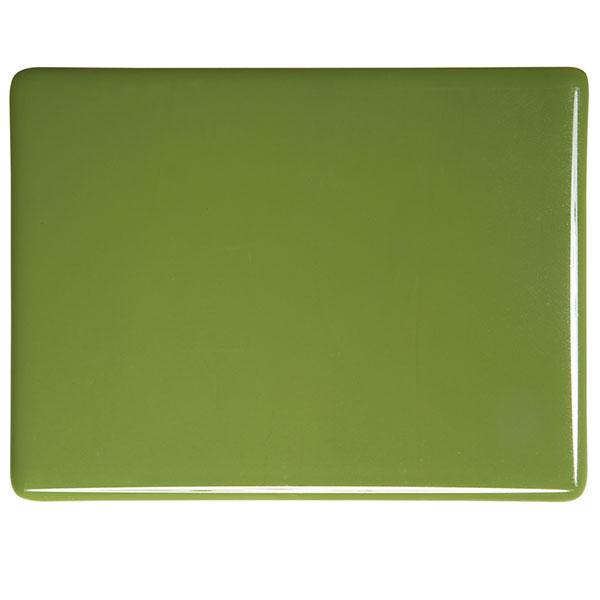 0212 Olive Green Opal 90 COE Bullseye Fusing Glass Sheet 5x5 inch 3mm 90COE-