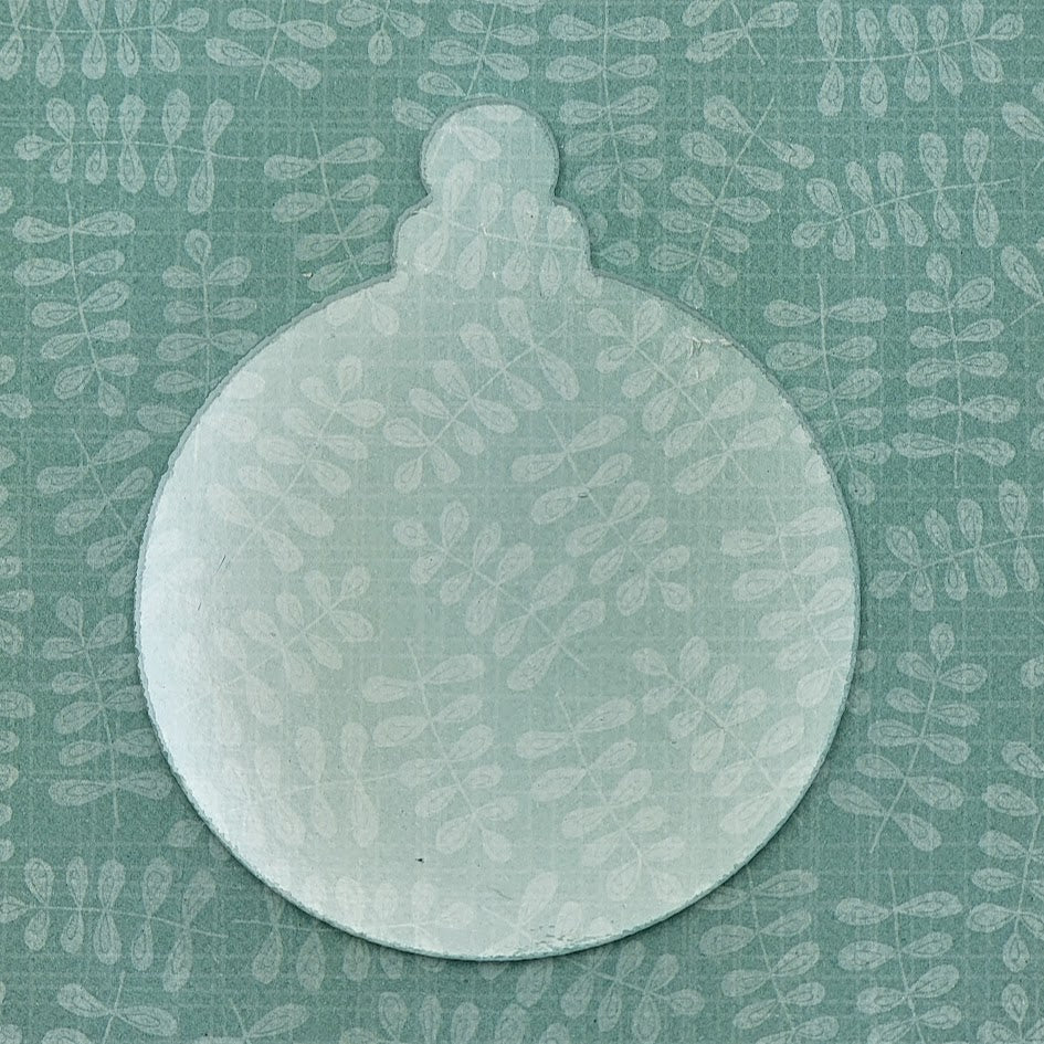 Clear One Large 96 COE Precut Glass Ornament Blanks Fusing Supplies 96COE-