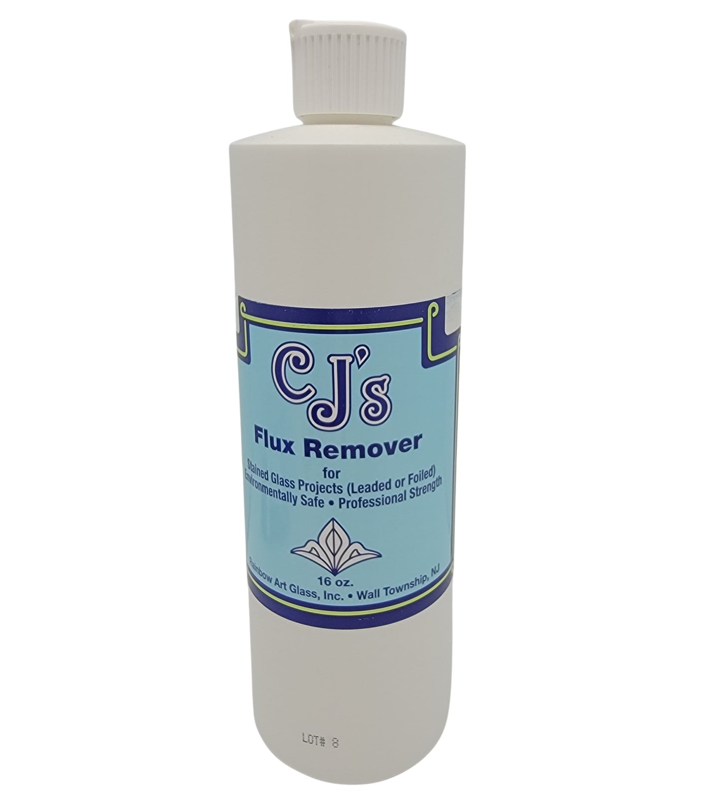 CJ's Flux Remover Liquid 16 oz Stained Glass Supply Polish Cleaner-
