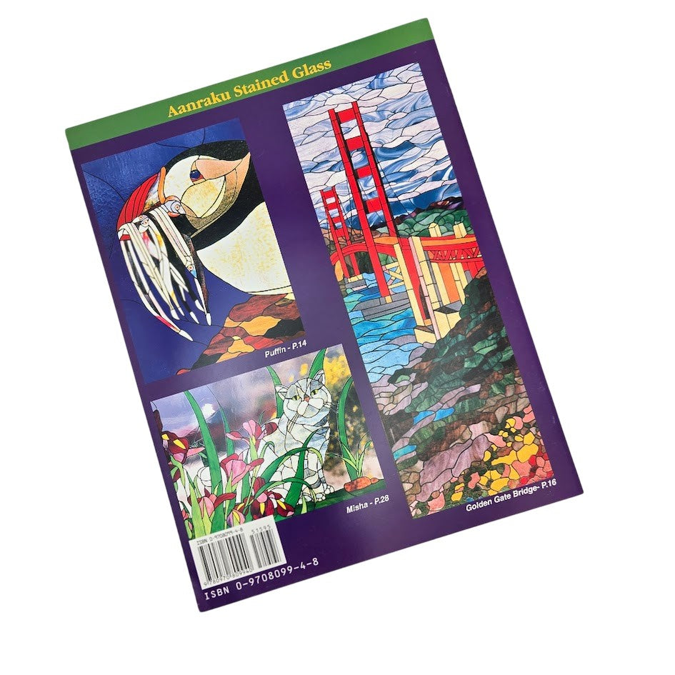 Aanraku Eclectic Stained Glass Pattern Book Volume 2 Great Mix of Styles Themes-