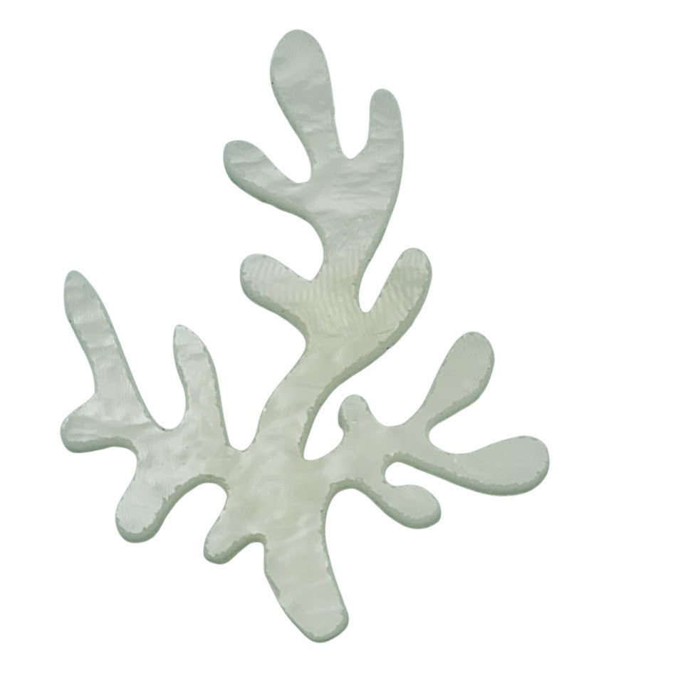 Coral Glass Precut 90 COE Sea Life Series White Amber Mix Shapes for Fusing-