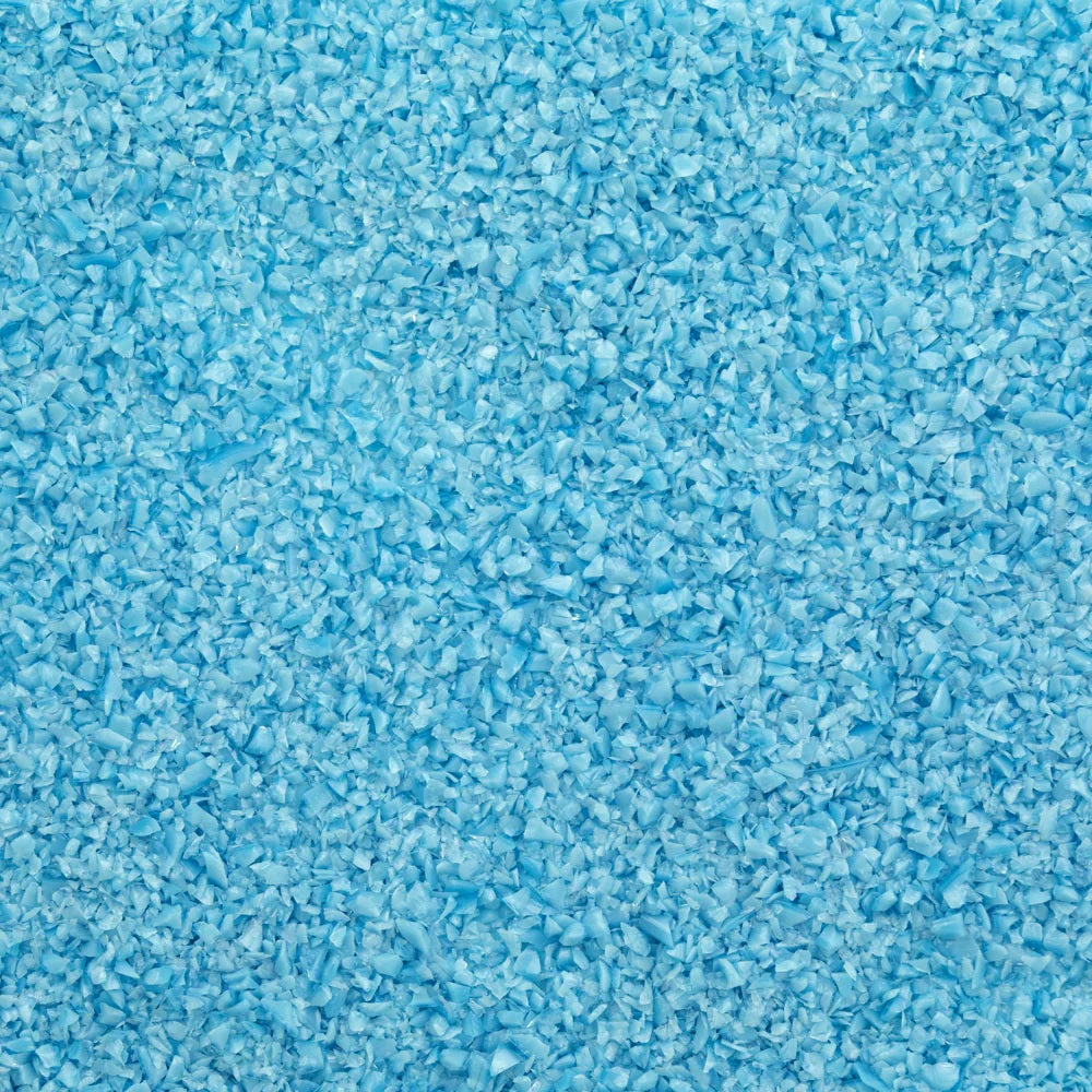 F5 2334 96 Turquoise Blue Opal COARSE 96 COE Frit 8.5 oz Jar-