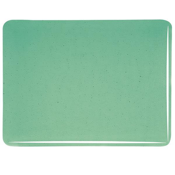 1417 Emerald Green Transparent Bullseye 90 COE Glass Sheet 10x10" 90COE Fusible 001417-0030-F-1010-