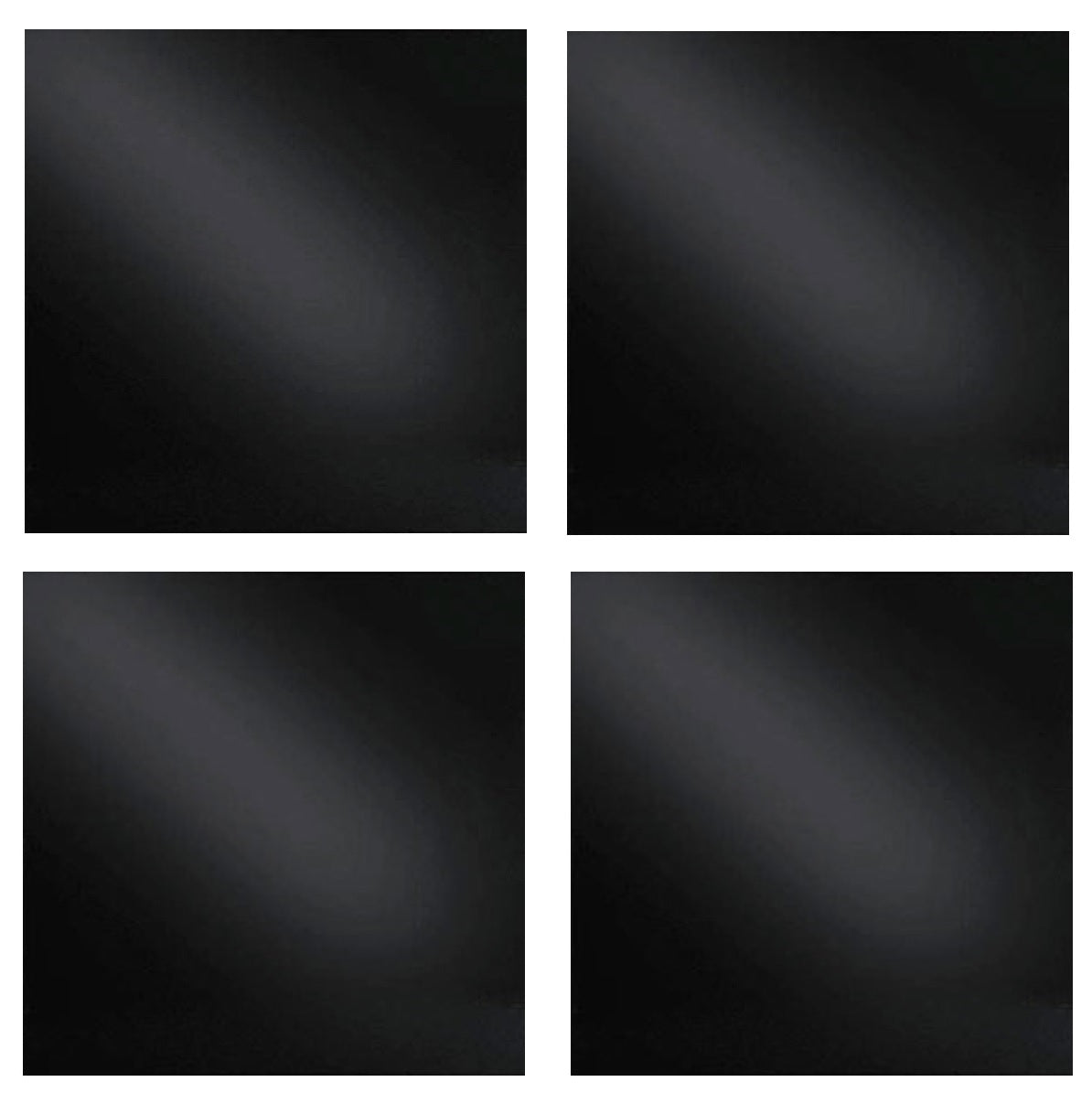 1009 Black Opal 4 SHEETS 12 x 12 Inch Oceanside Compatible 96 COE Sheet Glass-