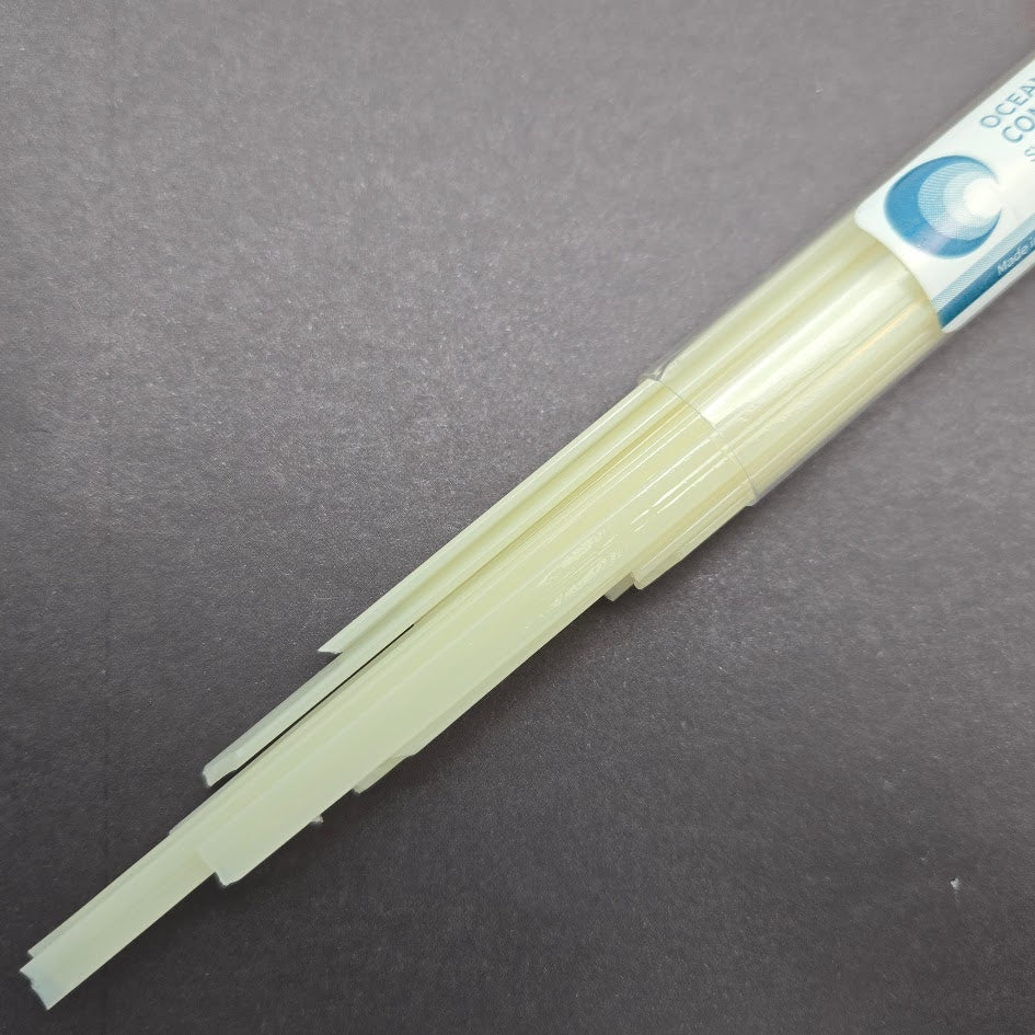 2107 Almond Opal Noodles System 96 COE Full 5 oz Tube-