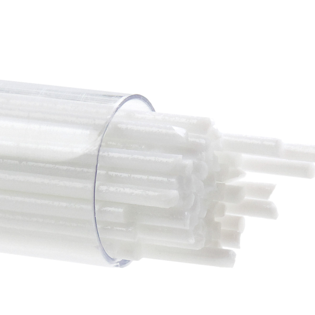 Dense White Opal Full Tube 6.5 oz BULLSEYE Glass Stringer 2mm 90 COE Fusing Lampwork-