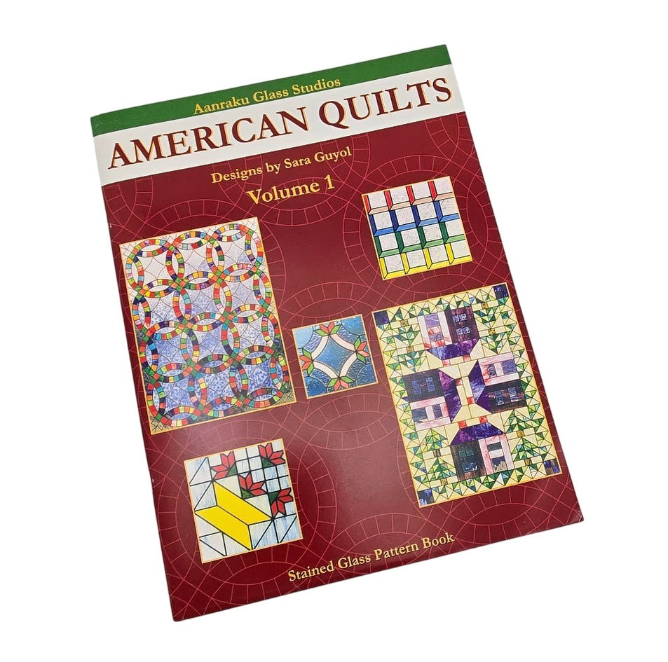 Aanraku AMERICAN QUILTS Volume I Stained Glass Pattern Book Fusing-