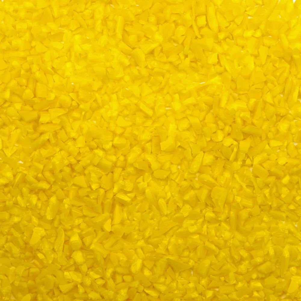 F5 2672 96 Sunflower Opal COARSE 96 COE Frit 8.5 oz Jar-