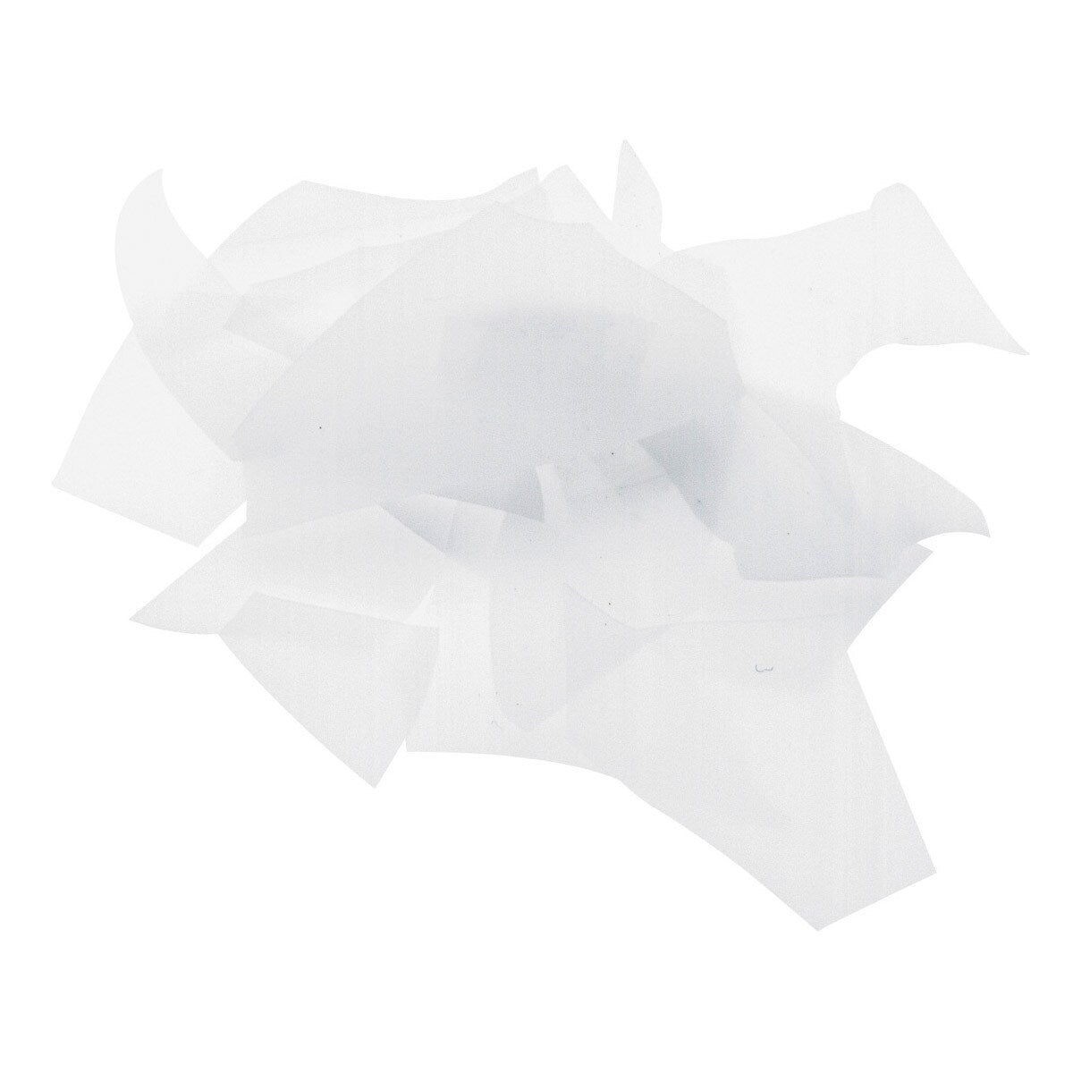 0113 White Opal Glass Confetti 90 COE Bullseye 4 Ounces Fusing Supplies