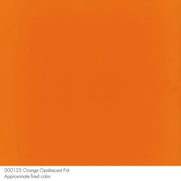 0125 Orange Opal 90 COE POWDER Full Jar One Pound Bullseye Frit-