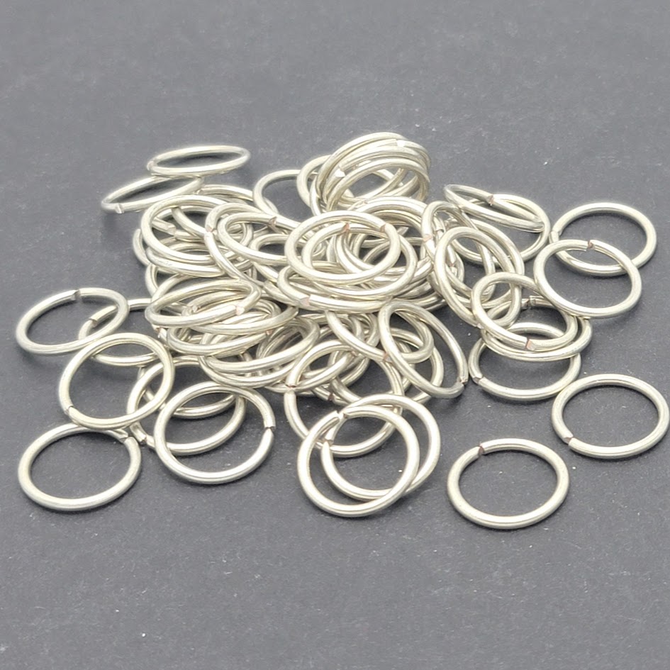 Jump Rings 16 gauge One Ounce 1/2 Inch 13mm About 64 Pieces Tinned Copper Wire-