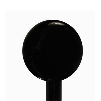 066 Black Intense Transparent 8 oz Genuine Moretti Effetre Glass Rods Italy 104 COE-