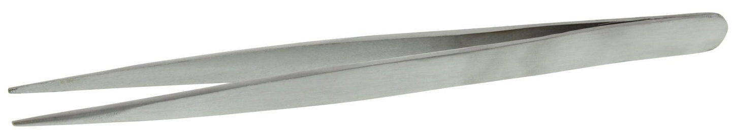 7" Stainless Steel Straight Tip Tweezers Tweezer-