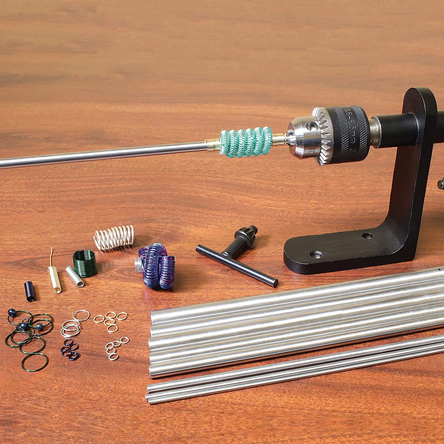 9 Mandrel Beadsmith EZ Coiler Pro Create Jump Rings Coiled Beads Spirals-