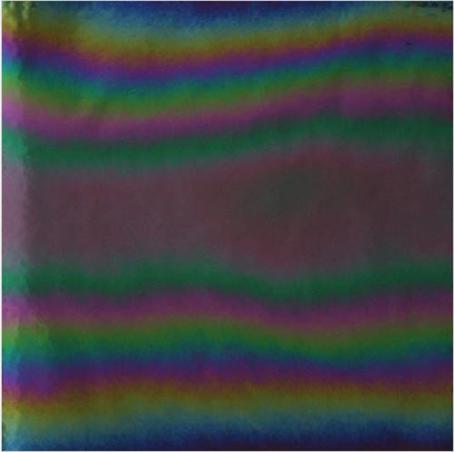 1009I Black Opal Iridized 12 x 12 Inch Oceanside Compatible 96 COE Sheet Glass-