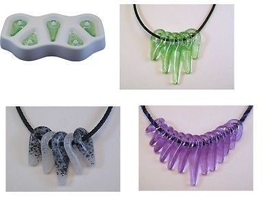 Awesome! TRIBAL BEADS Colour De Verre Glass Frit Casting Mold Fusing Supplies-