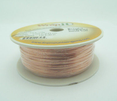 Wrapping Wire BRIGHT COPPER Dead Soft 22 GA 130 feet Wrap it Wrapit Jewelry-