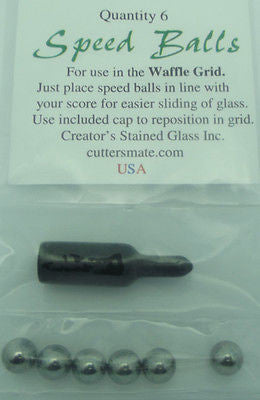CUTTER'S MATE SPEED BALLS Accessory GLASS Glides Over Your Cutting Surface!