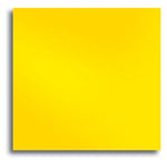 267.7 Sunflower Yellow Opalescent Opal 6 x 6 Inch Oceanside Compatible 96 COE Sheet Glass- 