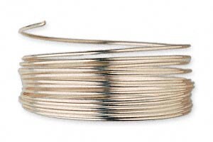 20ga Half Hard Round 12Kt Gold-Filled Five Feet Wrapping Wire Made in the US-