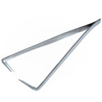 Glass Piercing Tweezer 10" Peter's Tweezers Stainless Steel Pointed Bent Tips Fish Eye- 