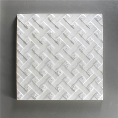 Reverse Weave Texture Mold CPI GX18 9x9 inches Square Glass Fusing Supplies-