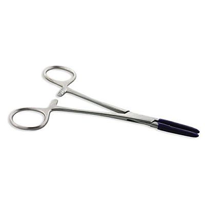 BEADSMITH Hemostat Clamp Nylon Tip 5 3/4  inch Stainless Steel Jewelry Beading Tools-
