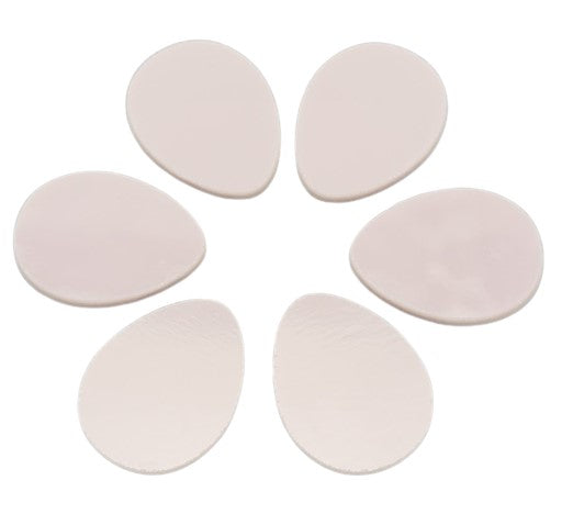 Six 96 COE EASTER EGGS Glass 1 1/2 inches Tall Choice Of Color Precut Waterjet-Color Mauve