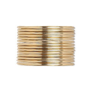 16ga Half Hard Round 12Kt Gold-Filled Five Feet Wrapping Wire Made in the US-