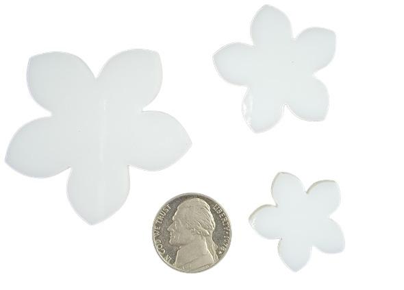 "Wild" Flowers 96 COE Precut Glass Design Shape Choice of Color and Size-