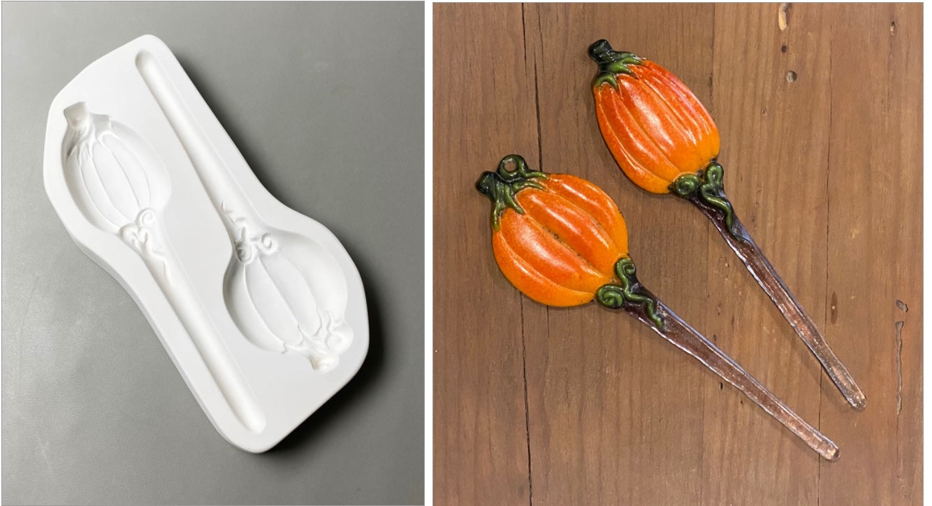Pumpkin Stakes Creative Paradise Fusing/Casting Mold LF213 Autumn-