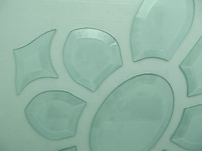 Large BEVEL CLUSTER 18 X 12.25-inch 13 Pieces-