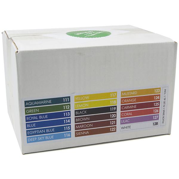 Color Line Basic Enamel Paint Pen Set for Ceramics and Fused Glass-