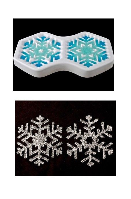 2016 Colour de Verre SNOWFLAKE Ceramic Reusuable Fusing Mold Casting-